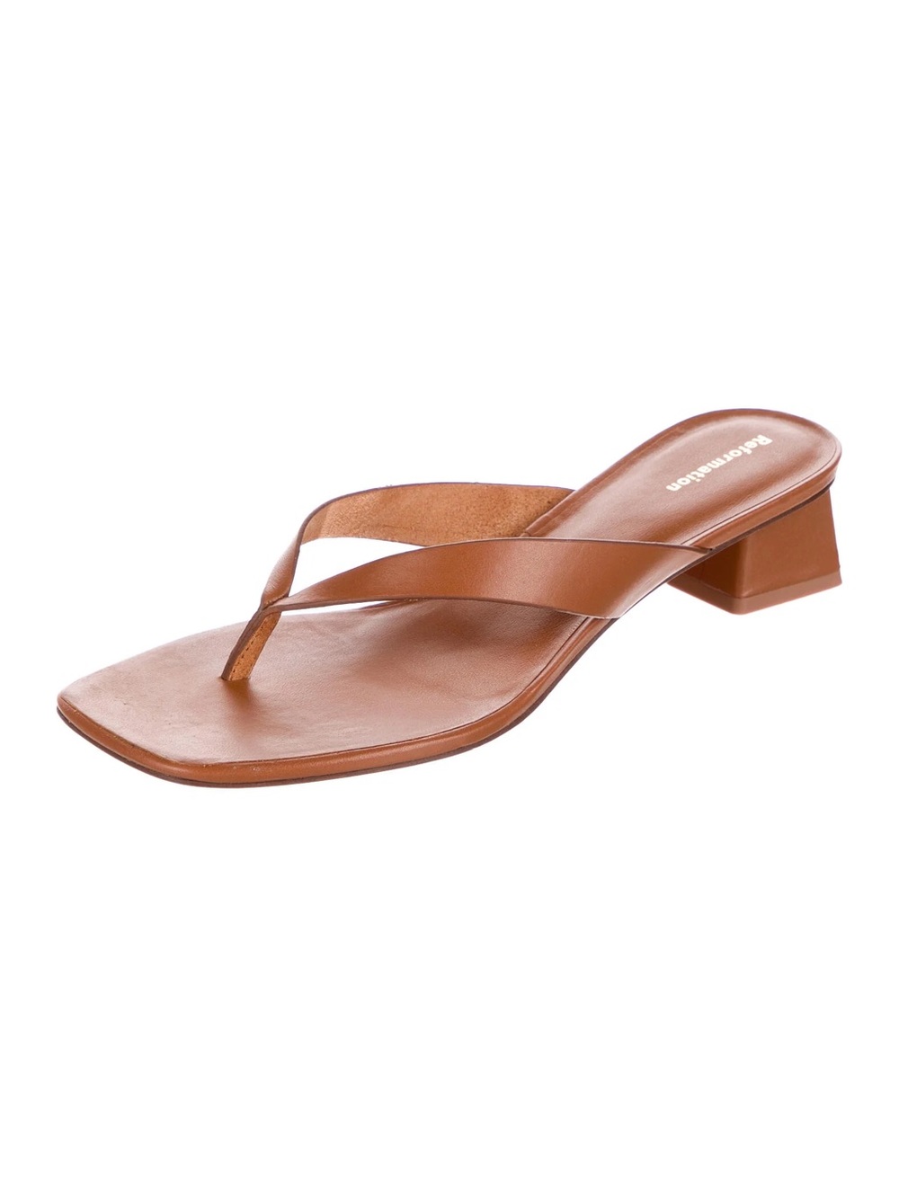REFORMATION Dana Block Heel Sandals